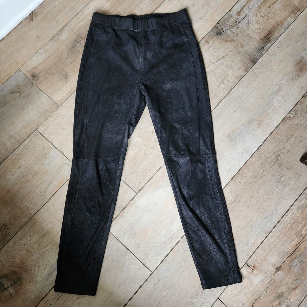 Free People Midnight Black Vegan Suede Legging (S)